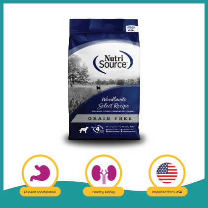 Woodlands select dog food cheap